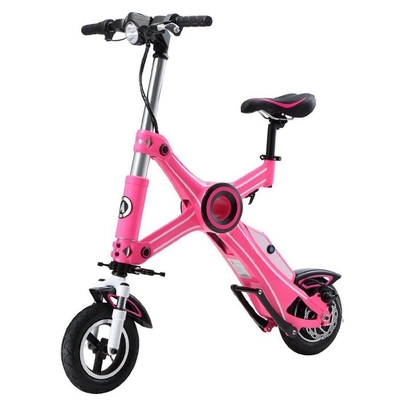 Foldable Electric Scooter Pink With Seat