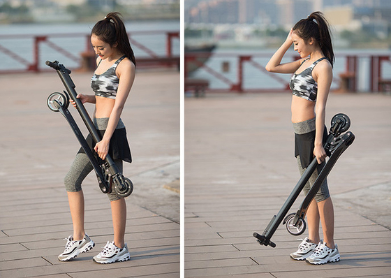 Carbon Fiber 2 Wheel Folding Electric Scooter